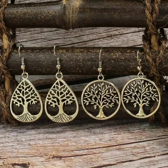 Tree of Life Earrings - Picture 1 of 5
